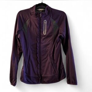 Athleta Prevail ruffle running jacket-Size Medium